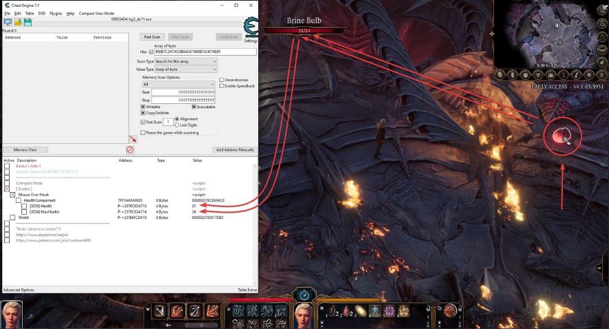 Baldurs Gate 3 Cheat Engine