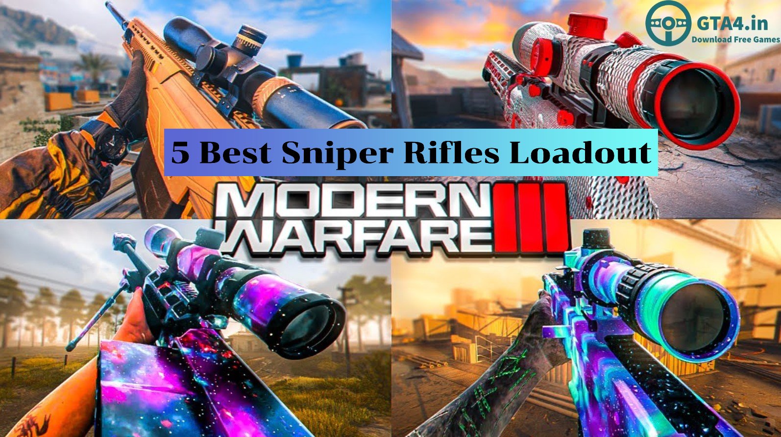 5 Best Sniper Rifles Loadout In MW3 - GTA4.in