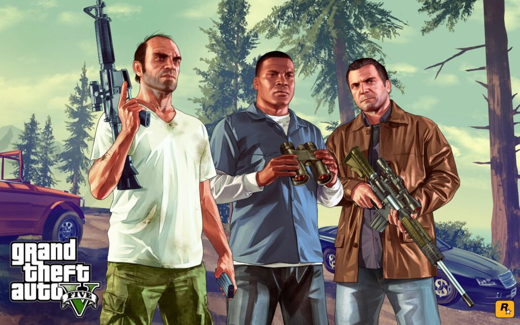 Gameplay Of Grand Theft Auto V (GTA 5)